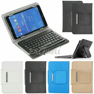 Universal Wireless Keyboard Cover Leather Case PU Shell For All 7 10 Inch Tablet • $18.59