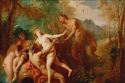 Poster Many Sizes; Jean Francois De Troy French Pan And Syrinx • $160.11