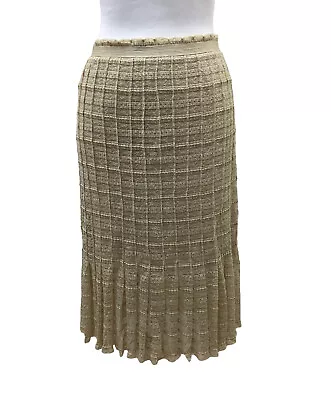 Charles Nolan New York Womens 4 Lace Skirt Pleated Victorian Academia Boho Lined • $22.89