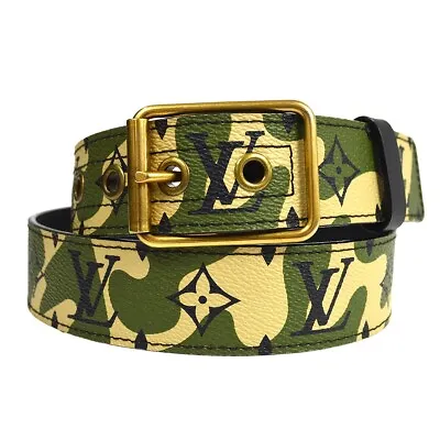 Louis Vuitton Takashi Murakami Monogramouflage Ceinture Belt M96460 Ct2048 25236 • $1780