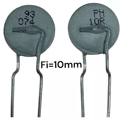 $6.05 • Buy [10pcs] PTCTL6NR100GTE Thermistor PTC 10 Ohm R=10 Mm THT