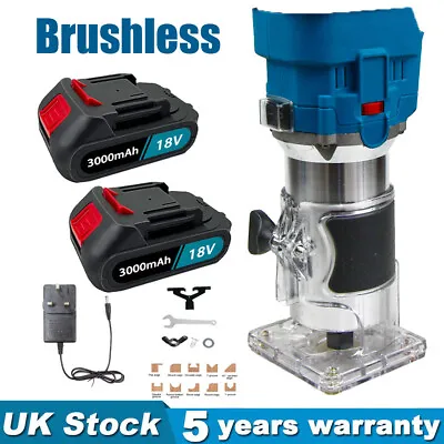 1/4  For Makita Cordless Electric Trimmer Wood Laminator Router Battery &Charger • £51.70