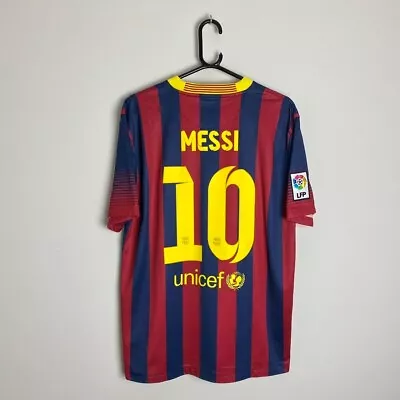 £89.99 • Buy Barcelona Football Shirt Jersey 2013/14 Home MESSI #10 (L)