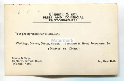 Walmer Kent- C1950's Chapman & Day Photographers Advertising Postcard • £0.99