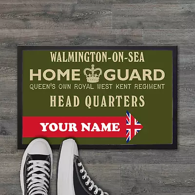 £21.49 • Buy Walmington On Sea Home Guard Personalised HQ Dad's Army Doormat Entrance Mat