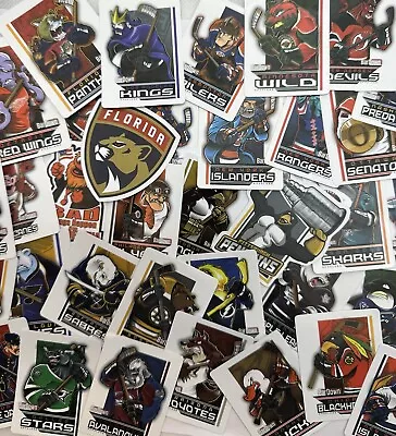 NHL Hockey Stickers Sets Of 2 Waterproof Vinyl • $2