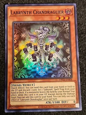 Labrynth Chandraglier - OP24-EN006 - Super Rare - NM • $4.64