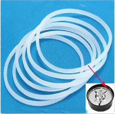 6Pcs Seal Rubber Ring Gaskets Replacement For Magic Bullet Blender 250W Parts • £3.59