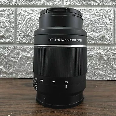 $65.75 • Buy Sony SAL 55-200mm F/4.0-5.6 DT Lens SAM A-Mount DSLR Digital SLR Camera Tele