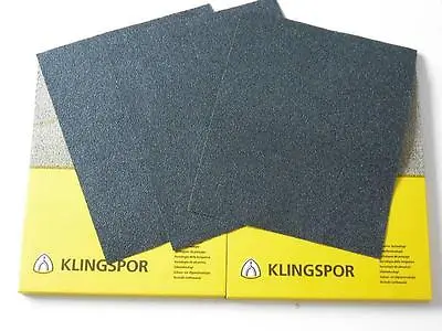 Wet And Dry Sandpaper 60 - 7000 Grit Klingspor Sand Paper Mixed You Choose • £4.01