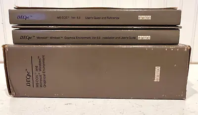 Vintage DECpc Digital MS-DOS User's Guide  1988 Computer Memorabilia DEC • £15.80