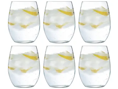 Elegant Chef & Sommelier Water Tumbler Cocktail Glasses 360 Ml - 6 Pieces • £17.99