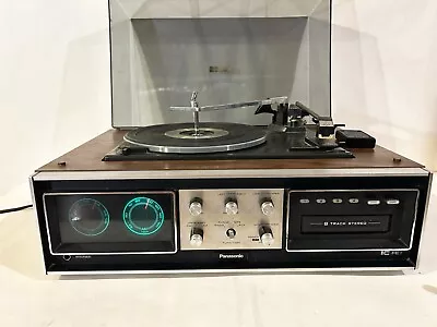 Panasonic SD 208 AM FM Stereo Record And 8 Track Player *Partially Working VIDEO • $80