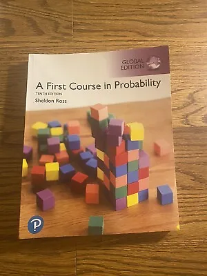 A First Course In Probability 10th Edition Sheldon Ross. Brand New. Ships Free! • $49.99