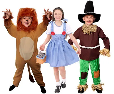 £17.98 • Buy Kids Kansas Costume Fancy Dress School Book Week Scarecrow Lion Dress Up 