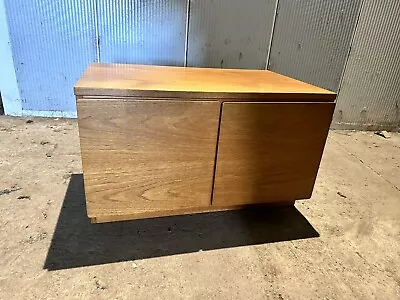 70s Beaver & Tapley Teak Cabinet Vinyl Storage Unit • £75