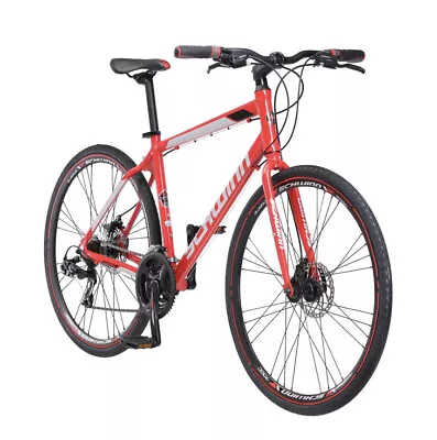 Schwinn Kempo Hybrid Bike 700c Wheels 21 Speeds Men's Frame Red • $350