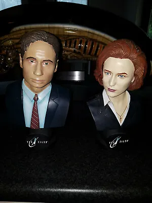 Extremely Rare! The X Files Mulder And Scully Figurine LE 5000 Bust Statue Set • $422.50