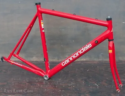 Vintage 22  Cannondale RoadBike FRAME & FORK 3.0 Aluminum USA Bicycle Campagnolo • $480