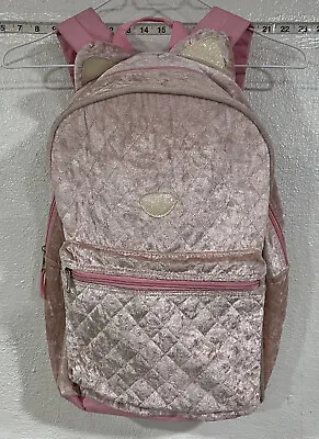 Girls Fox Theme Fox Ear Backpack Pink Wonder Nation • $4.27