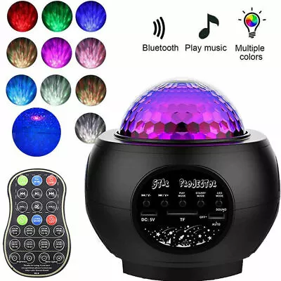 Galaxy Starry Sky Night Light Projector Music Lamp For Kids Gift Remote Control • $15.82