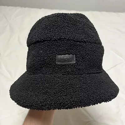 UGG Sherpa Bucket Hat Black Size L/XL • $25