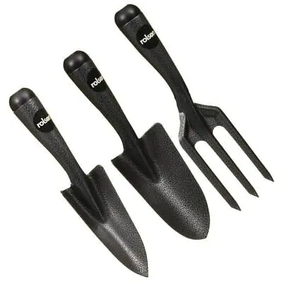 Rolson Heavy Duty Garden Tools Set 3pc Hand Trowel Transplanting And Fork • £13.99