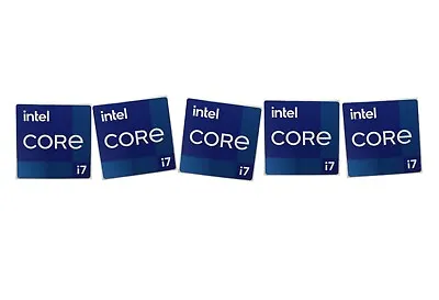 5 PCS CORE I7 11th GEN Skylake Sticker Logo Decal 18mm X 18mm Generation • $5.70