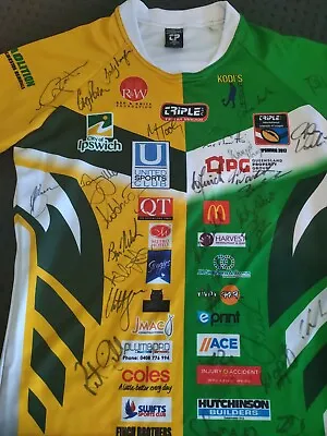 $85 • Buy Hand Signed Jersey Rugby League Shirt  Memorabilia  Legends League Australia NRL