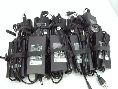 Lot Of 10 Genuine Dell 19.5V 6.7A 130W DA130PE1 PA-4E Power Adapter W/ Cord • $59.80