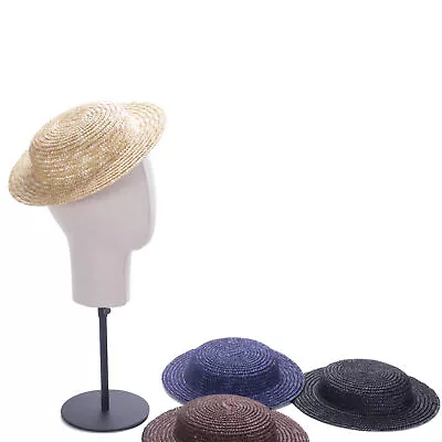 Mini Top Hat Womens 100% Straw Custom Fascinator DIY Craft Supply A616 • $9.99