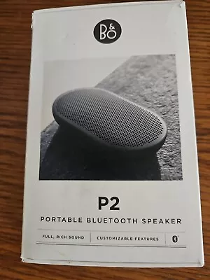 Bang And Olufsen B&O Beoplay P2 Portable Bluetooth Speaker. Black • £79.99