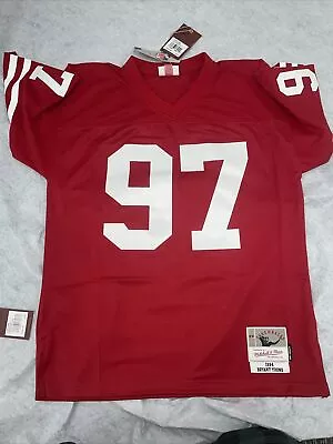 49ers Jersey 1994 #97 Bryant Young Jersey  Throwback Mitchell N Ness L • $75