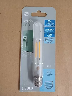 GE Specialty LED 20-Watt EQ 5.3-in T6.5 Soft White Appliance Bulb E17 • $7.99