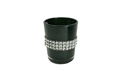 BLACK BLING Design VOTIVE With Tea Light - Candle Holder (CLOSEOUT) • $2.06