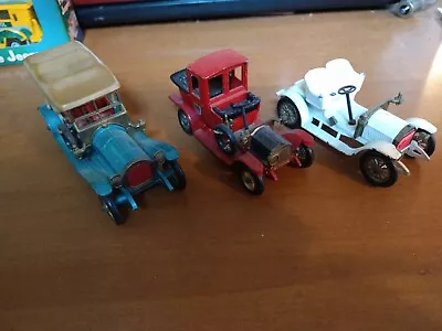 Matchbox 3 Models Of Yesteryear For Parts Or Repair Thomas Packard Opel • $9.99