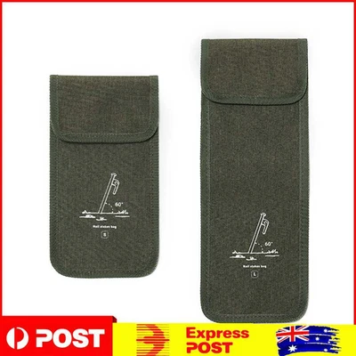 $9.39 • Buy Multifunctional Tent Ground Nails Storage Bag Wind Rope Tent Pegs Outdoor Pouch