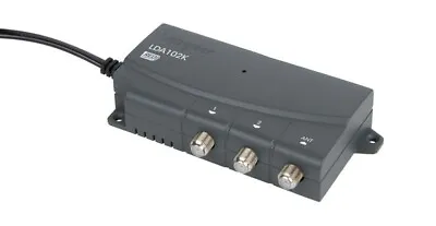 Labgear 2-Way TV Aerial Amplifier 4G - 5G Filtered Professional Signal Booster • £25.99