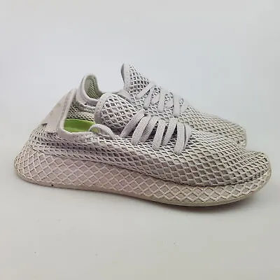 Men's ADIDAS 'Deerupt' Sz 6.5 US Runners Shoes Grey Netted | 3+ Extra 10% Off • $45.49