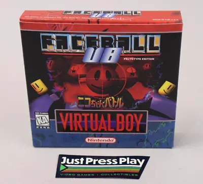 Rare NOS Faceball VB Prototype Edition Nintendo Virtual Boy Limited Ed. Homebrew • $399.99