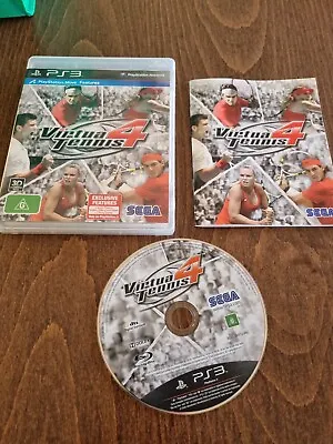$13 • Buy Virtua Tennis 4 Complete PlayStation 3 PAL AUS Free Postage PS3