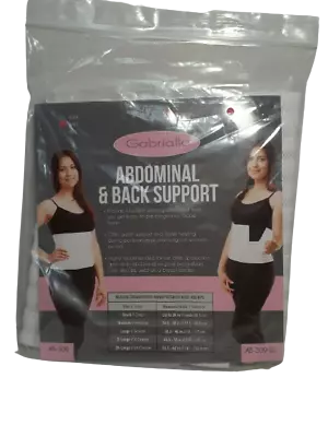 Gabrialla Abdominal Support Binder Small 9  Wide Breathable Elastic AB-309(i) • $18