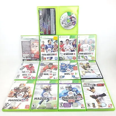$26.39 • Buy Lot Of 13 Xbox 360 EA Sports Games NHL Madden NFL MLB FIFA