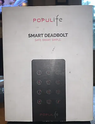 Populife Smart Deadbolt W/ Keyboard Safe & Simple Smart • $24.99