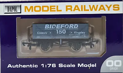 £9.99 • Buy Dapol  7 Plank Open Wagon 1855 With Coal Load Bideford 150 - Special Edition
