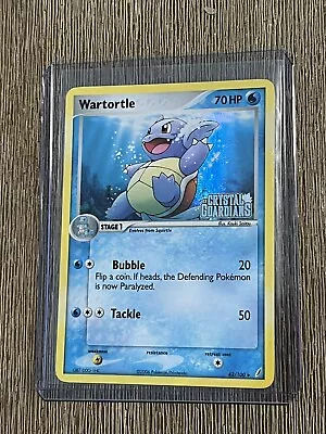 Pokemon Crystal Guardians Wartortle 042/100 Reverse Holo. • $57