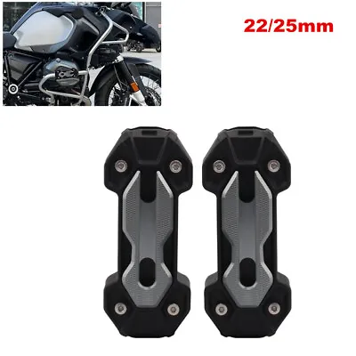 22/25mm Motorcycle Engine Bar Protection Guard Ground Crash Frame Slider Pads • $37.39