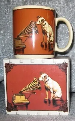 Old Nipper Victor Edison Dog And Phonograph Ceramic Coffee Mug Cup NOS Style 749 • $19.75