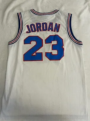 Tune Squad Michael Jordan Jersey #23 White Space Jam Men’s Medium • $28