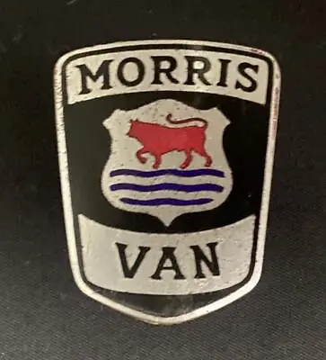 £68 • Buy Morris Minor Van Enamel Car Grille Radiator Bonnet Badge Emblem Insignia
